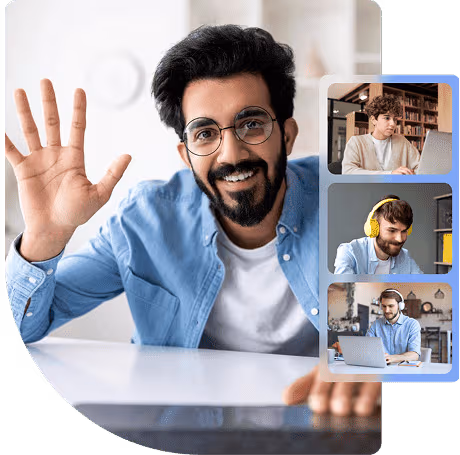 eLearning platform illustration