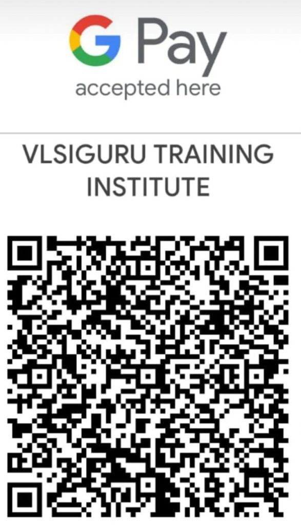 UPI id of VLSIguru training institute Bangalore
